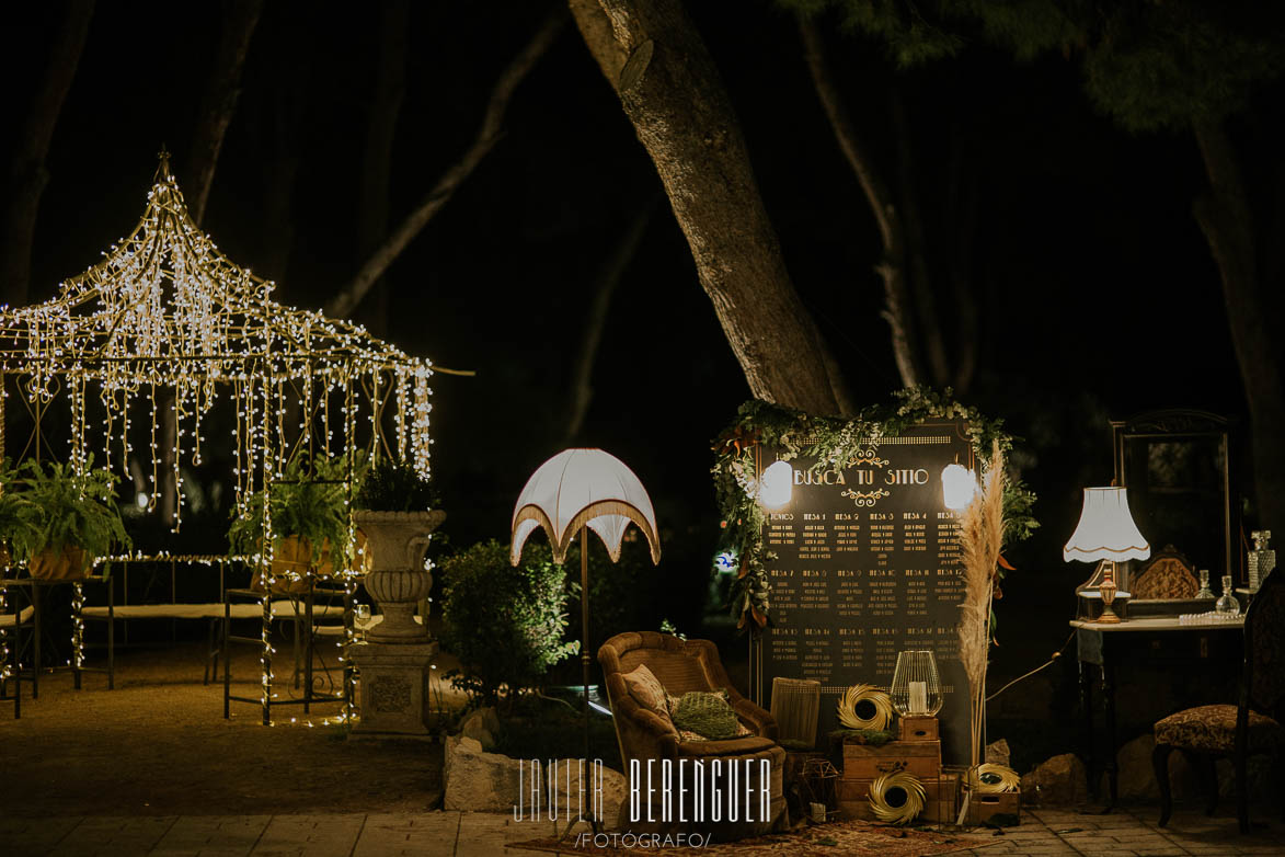 Decoración de Boda Años 20 en Finca TorreBosch Alicante