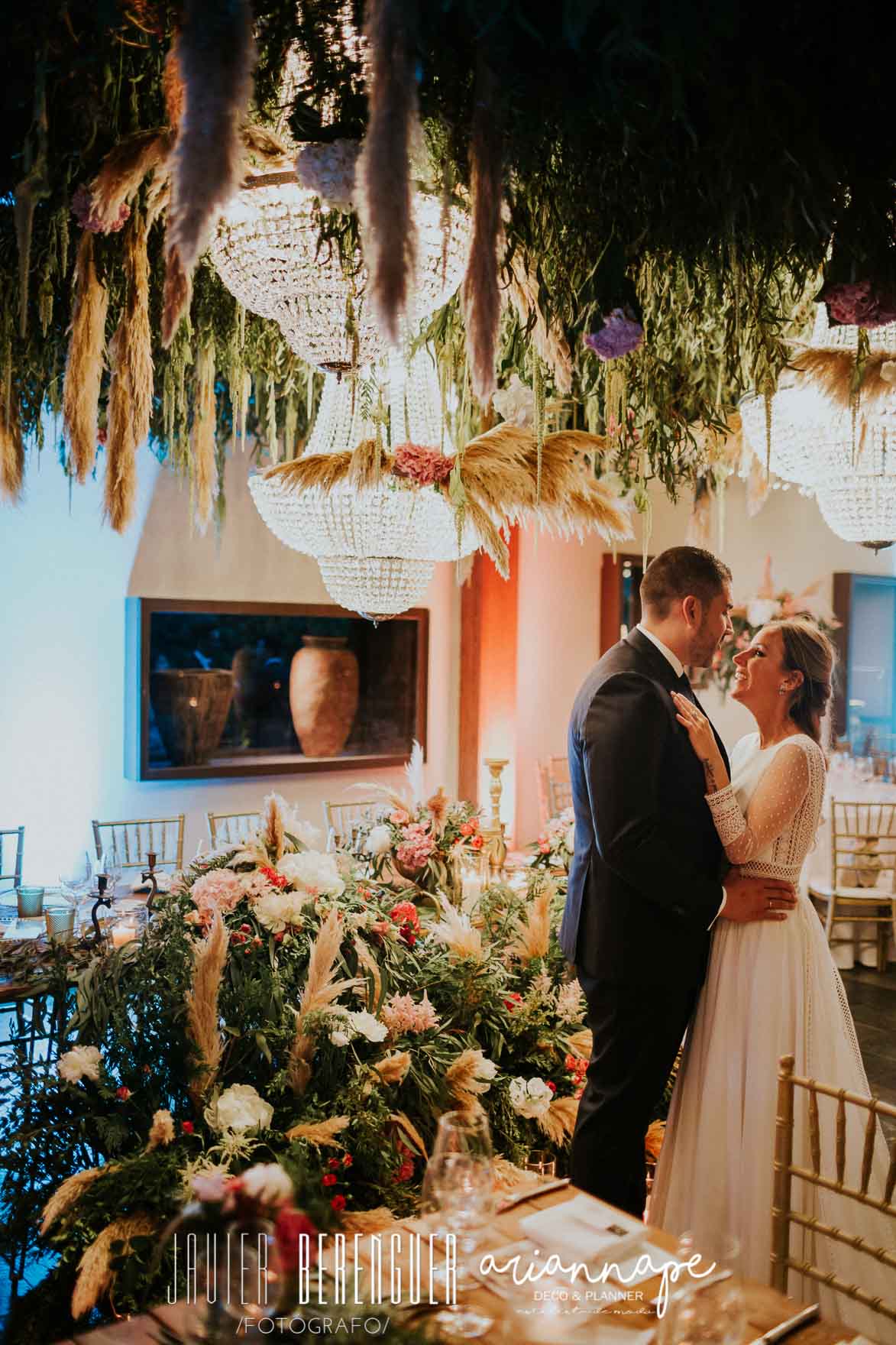 lamparas de cristal para tu boda