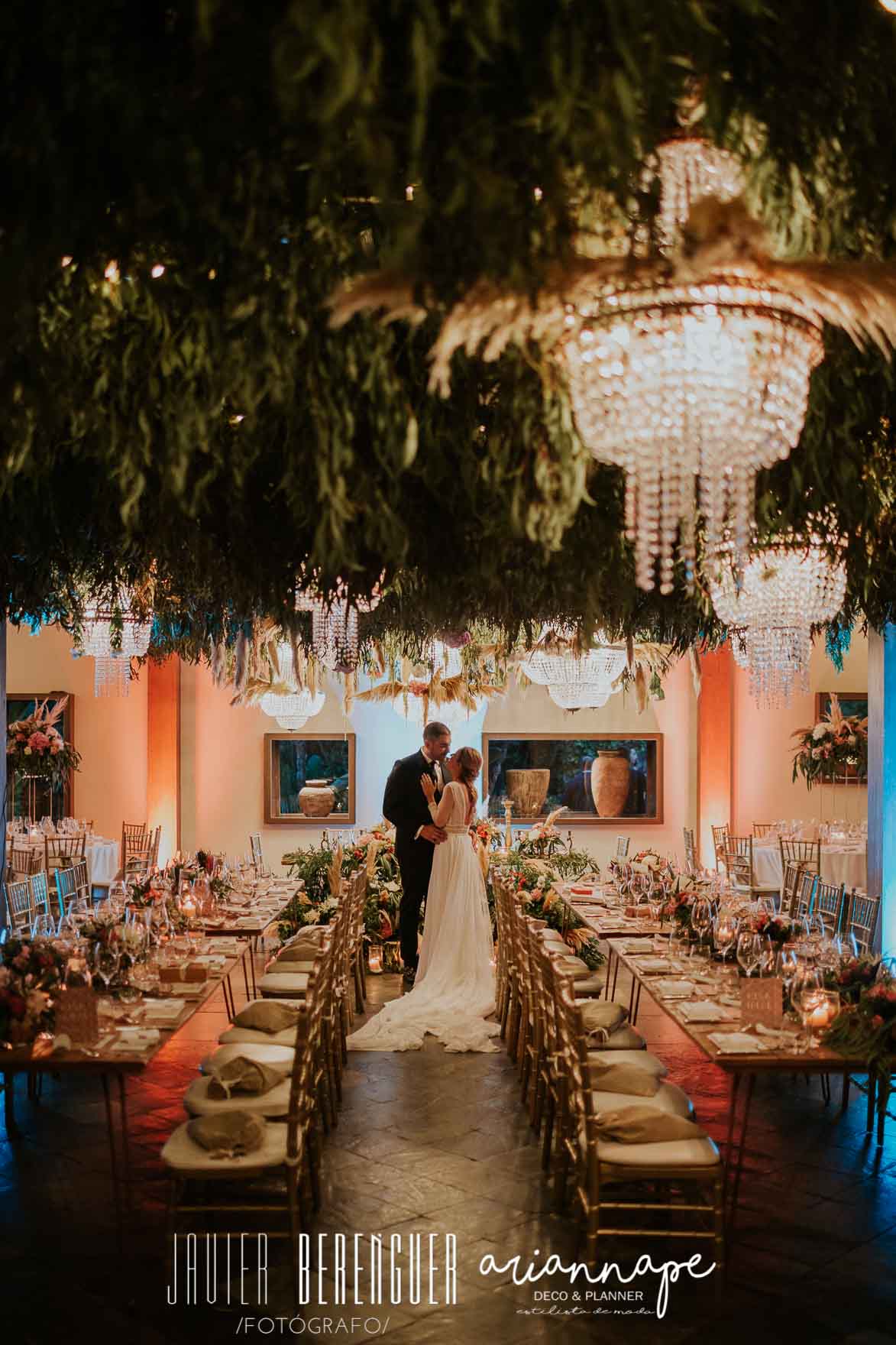 lamparas de cristal para tu boda